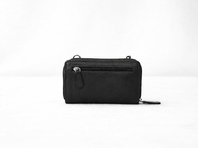 Leather Wallet Sling Bag (016)