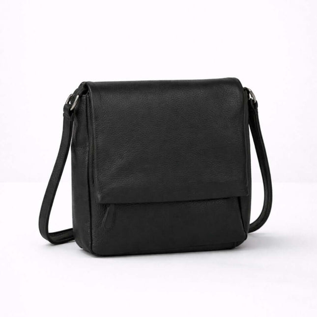  Classic Leather Flap Crossbody Bag