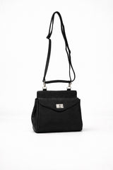Leather Crossbody Bag (Black) (SN-337)