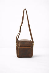 Vintage Leather Crossbody Bag (SN-323)
