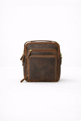 Vintage Leather Crossbody Bag (SN-323)