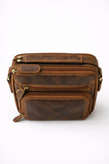 Vintage Leather Crossbody Bag (SN-323)