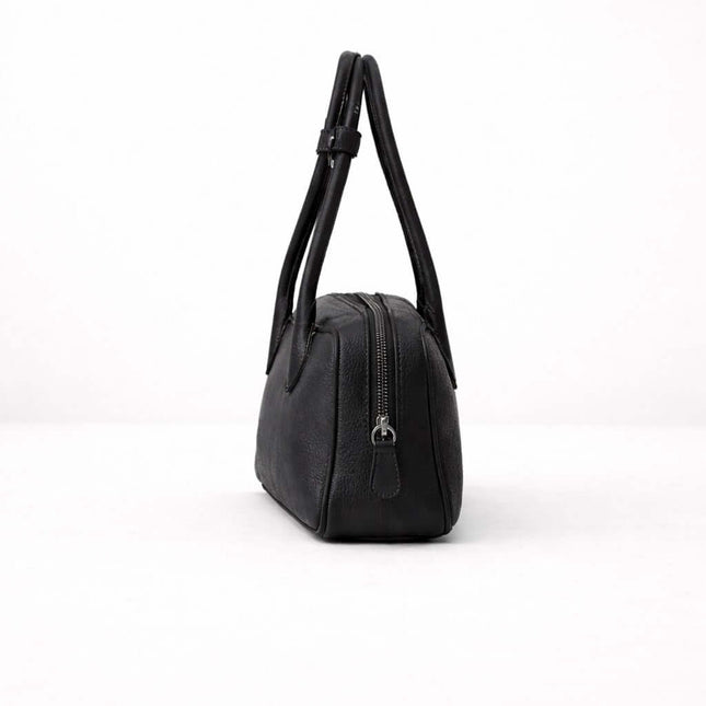 Leather shoulder bag