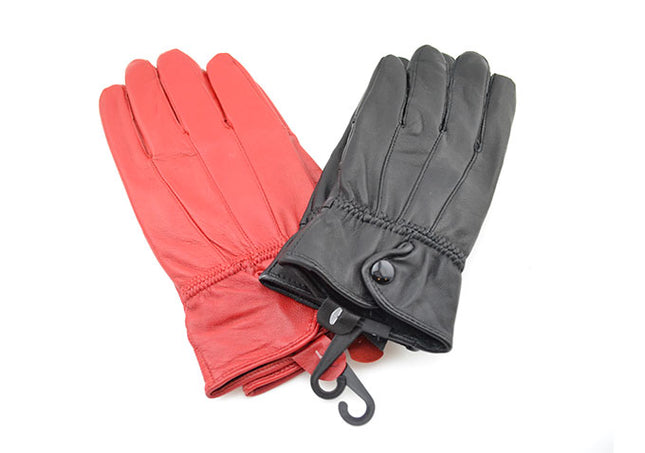 Women’ Gloves Black/Red (L6010)