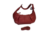 Red Leather Handbag (SN- 7452)