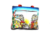 Paris Print Hand Bag (S- 1599)