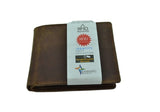 Rfid Brown Hunter Leather Wallet (S-426)