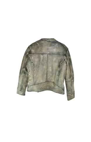 Men’s Brown Distressed Jacket w/ Venting (S-101)