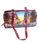 Paris Hand Painted Handbag