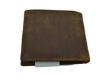 Rfid Brown Hunter Leather Wallet (S-426)
