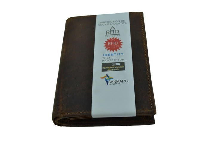 Rfid Hunter Brown Wallet (S- 224)
