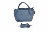 Grey Leather Handbag (SN- 37)