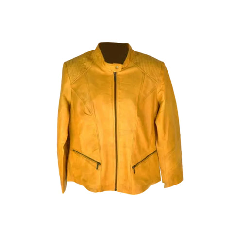 Tan Women Jacket (L-4489)