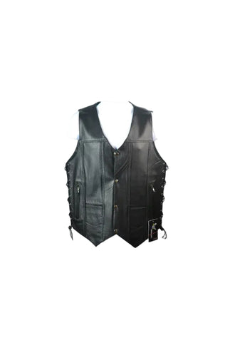 Plain Vest With Tassel Black (S- 1896)