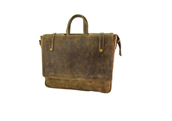 Hunter Leather Laptop Bag 