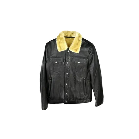 Black Fur Jacket (M- 604)