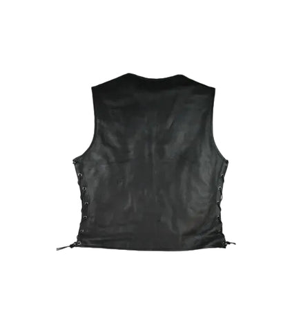 Black Snap Button Vest (S-1913 W)