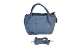 Grey Leather Handbag (SN- 37)