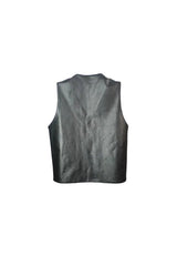 Plain Vest Black (S- 1884)