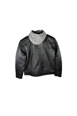 Black With Grey Hood Jacket (S-3111)