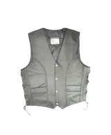 Braided Black Vest (S- 08)