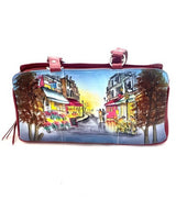 Paris Hand Painted Handbag