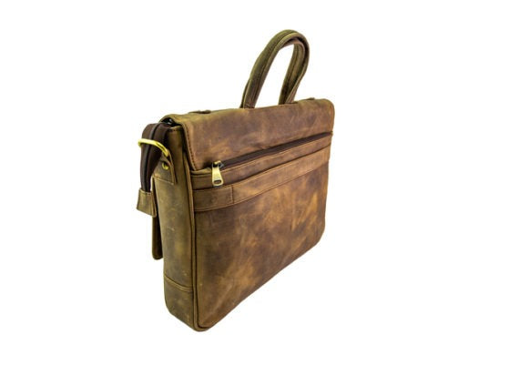 Hunter Leather Laptop Bag 