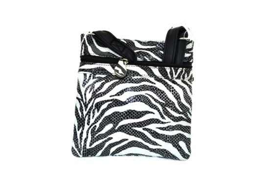 Zebra Print Cross Body Bag