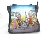 Paris Print Hand Bag (S- 1599)