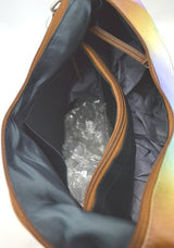 Animal Print Leather Handbag (1565)