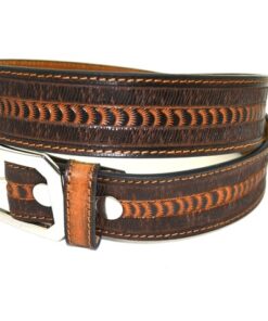S-760 Tan/Brown Designer Belt