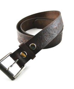 S-334 Animal Print Leather Belt