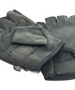 S- 2009 Leather Finger Less Gloves