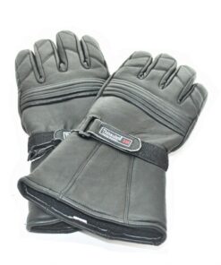 S-6005 Leather Black Gloves