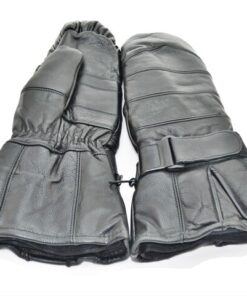 S-6000 Black Mitts Leather Gloves
