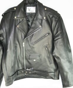 S- 02 Men’s Plain Biker Jacket