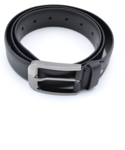 S-352 Black Dress Leather Belt