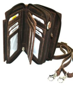 S- 8020 Brown Leather Organizer