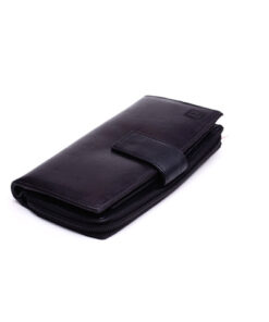L- 527 Black Leather Wallet