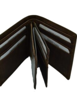 S-426 Rfid Brown Hunter Leather Wallet
