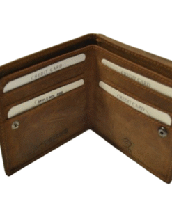 S- 701 Rfid Brown Leather Wallet
