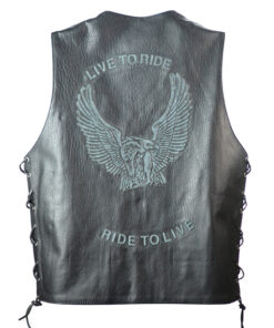 S- 1894 Live To Ride Vest Black