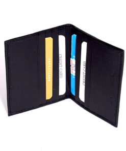 S- 140 Black Leather Card Holder
